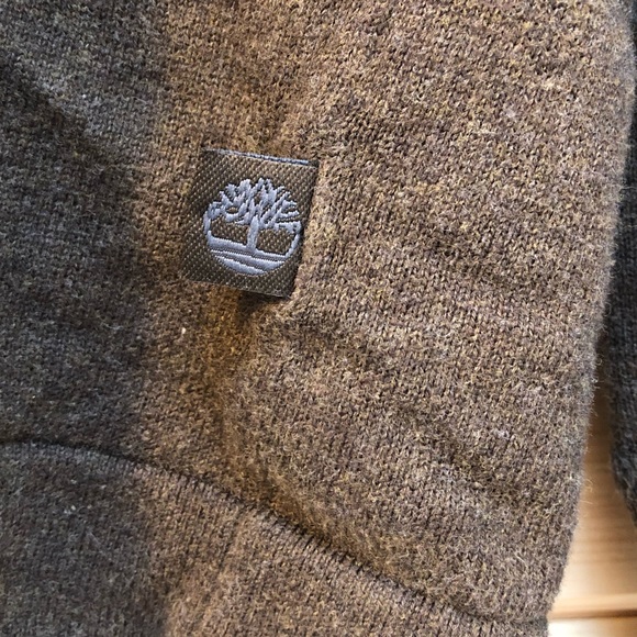 💥HP 2X💥Timberland crewneck brown sweater - Picture 5 of 9